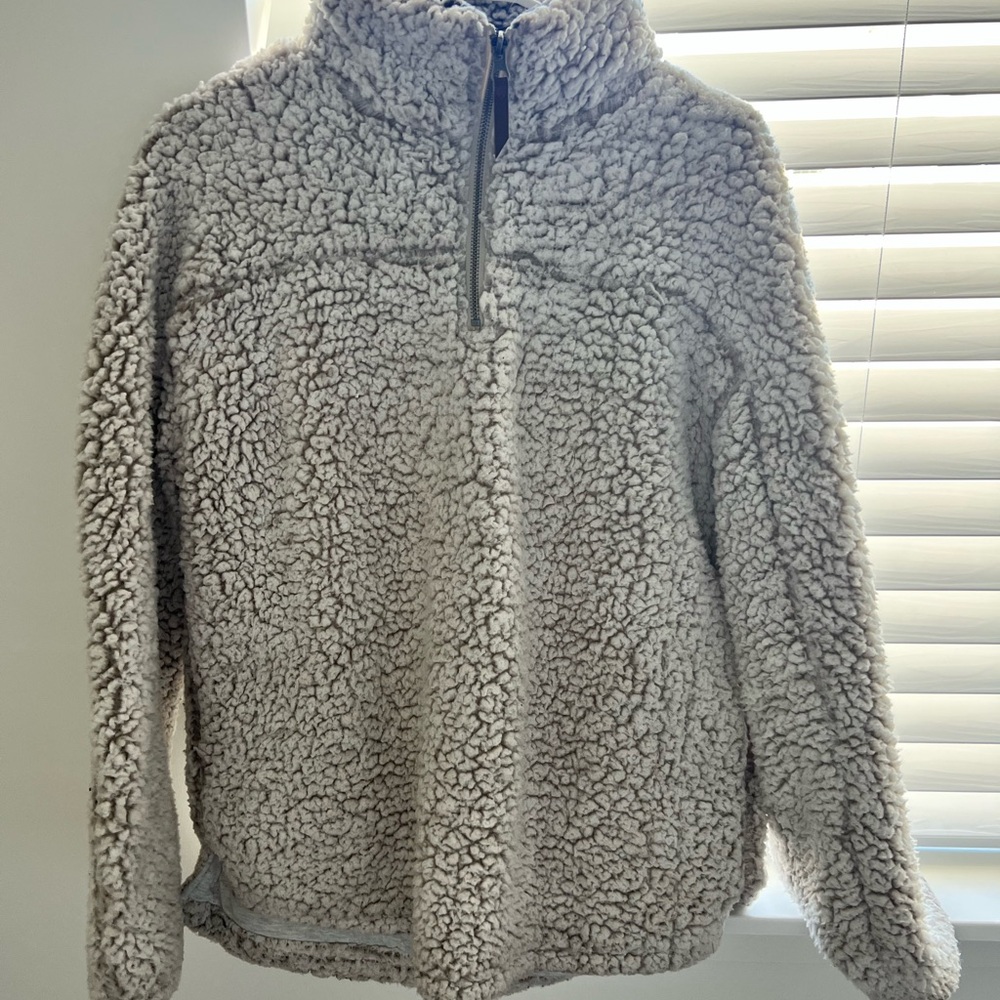 Thread & Supply Gray Sherpa Jacket